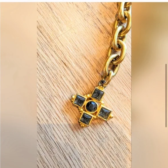 Linda Levinson Vintage golden chain belt / necklace - Picture 2 of 11